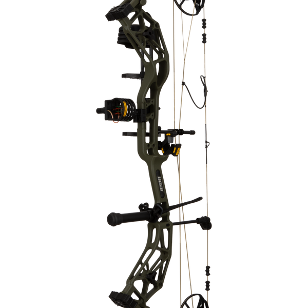 Bear Archery Alaskan XT Compound Bow - Right Hand, 70lb Draw, 29" Draw, Olive