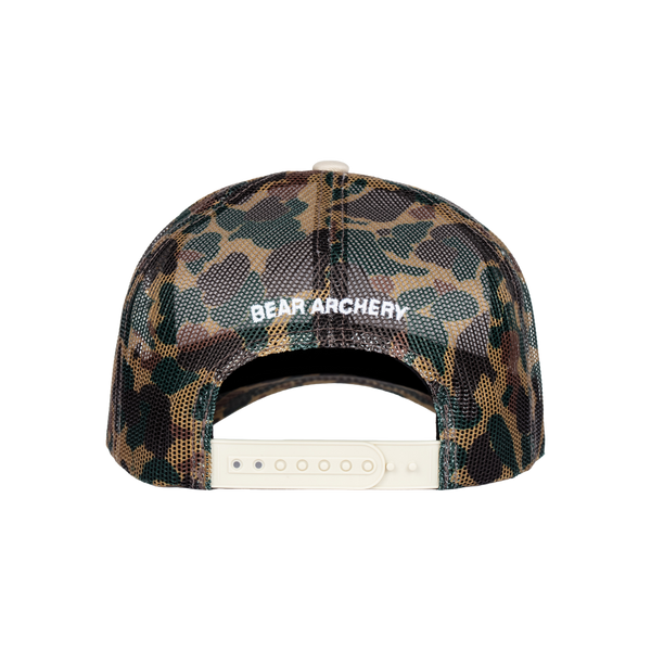 Bear Archery Camo Traditional Logo Hat