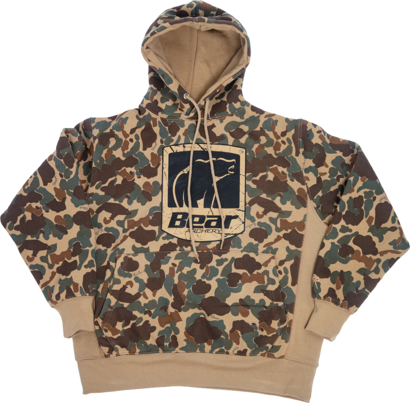 Fred Bear Camo Bear Sheild Hoodie