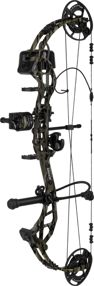 Pristine RTH female compound bow in Mossy Oak Bottomland