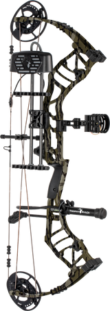Resilient RTH short draw compound bow on a transparent background