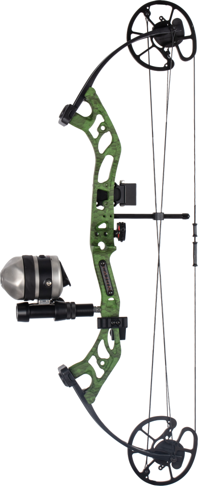 Sucker Punch Pro RTF w Reclaim Reel Bowfishing Bow Cajun Red / Right Hand / 20-50