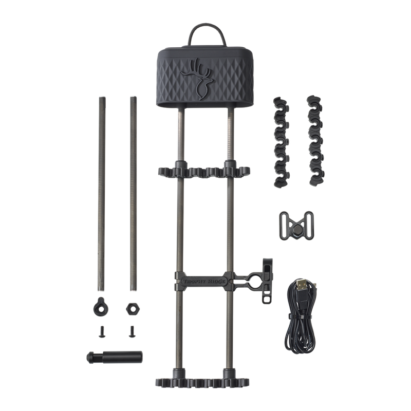 Carquois D'arc Trophy Ridge Vrsa Lite – Noir – Ambidextre (Neuf, Défaut Emballage)