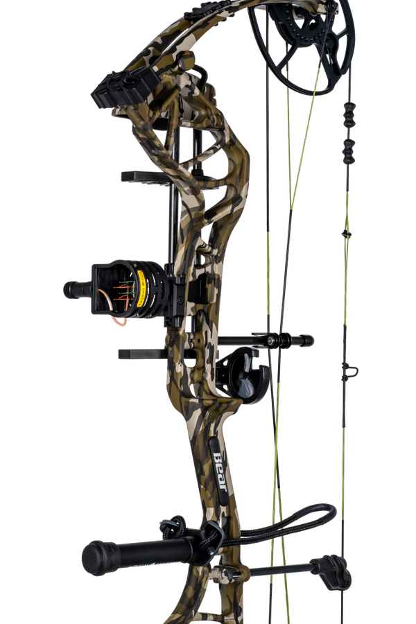 Image of Gamekeeper RTH Compound Bow, Bear Gamekeeper Bow, Mossy Oak Compound Bow