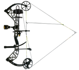 The Bear Adapt 2 RTH compound bow at full draw.