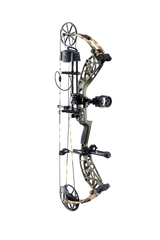 Side view showcasing Bear Adapt 2 RTH single cam bow in color Throwback Green.