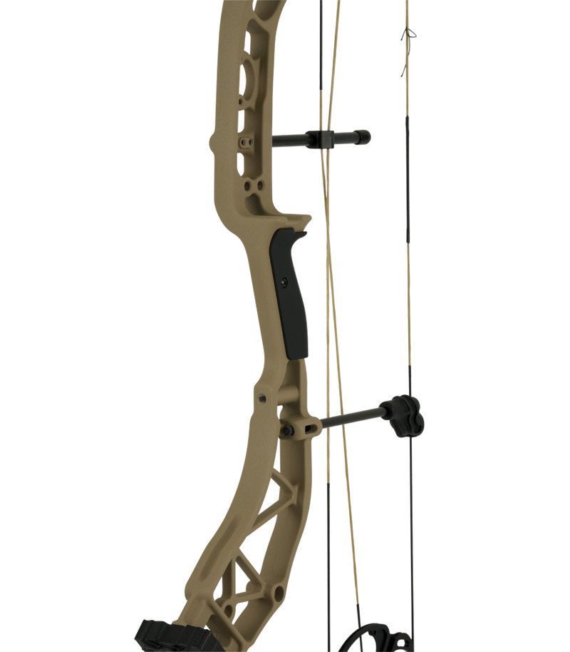 The 32" axle-to-axle, ergonomic soft-touch grip, and 6.5" brace height make the ADAPT a great option for spot and stalk, blind, or saddle hunting._4