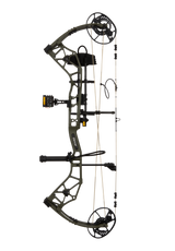 Trophy Ridge Package includes: integrated 4-pin sight, IMS® Whisker Biscuit V, 5-Spot quiver, stabilizer, peep sight, and D-loop._2