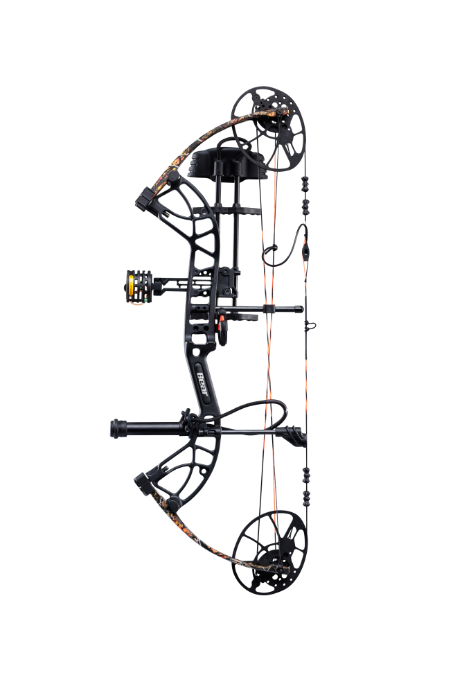 The Bear Archery Cruzer G4 compound weighs only 3.2 pounds and reaches speeds of up to 315fps. 