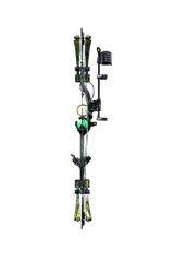 Back view of Bear Archery Cruzer G4 compound bow showcasing its compact 29" axel length.