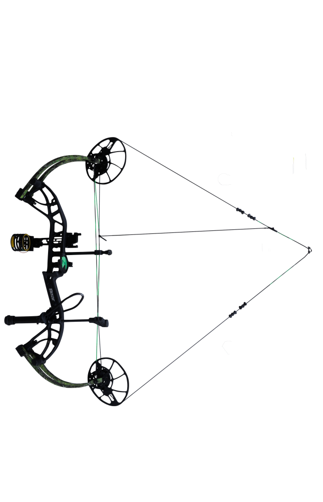 The Bear Cruzer G4 compact bow boasts a 75% let-off. 