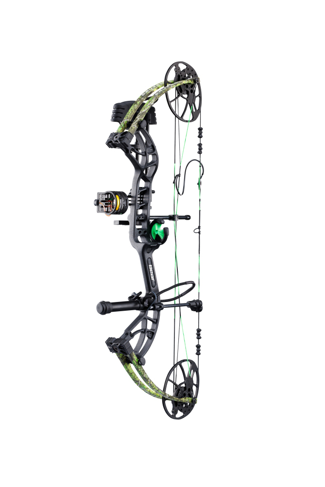 The Bear Archery Cruzer G4 compound weighs only 3.2 pounds and reaches speeds of up to 315fps. 