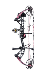 Bear Archery Cruzer G4 Compound Bow for bowhunting displayed against a transparent background, emphasizing its professional build quality, Muddy color option, and Trophy Ridge ready-to-hunt accessories.