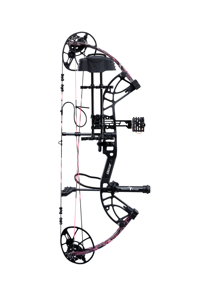 Side view of the Bear Archery Cruzer G4 Compound Bow highlighting its modern, lightweight, and compact frame.