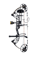 Side view showcasing Trophy Ridge’s ultimate ready-to-hunt package on Bear Archery's Cruzer G4 compact bow. 