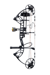 Side view of Bear Archery Cruzer G4 compact bow with 75% let off, highlighting its lightweight and compact frame.