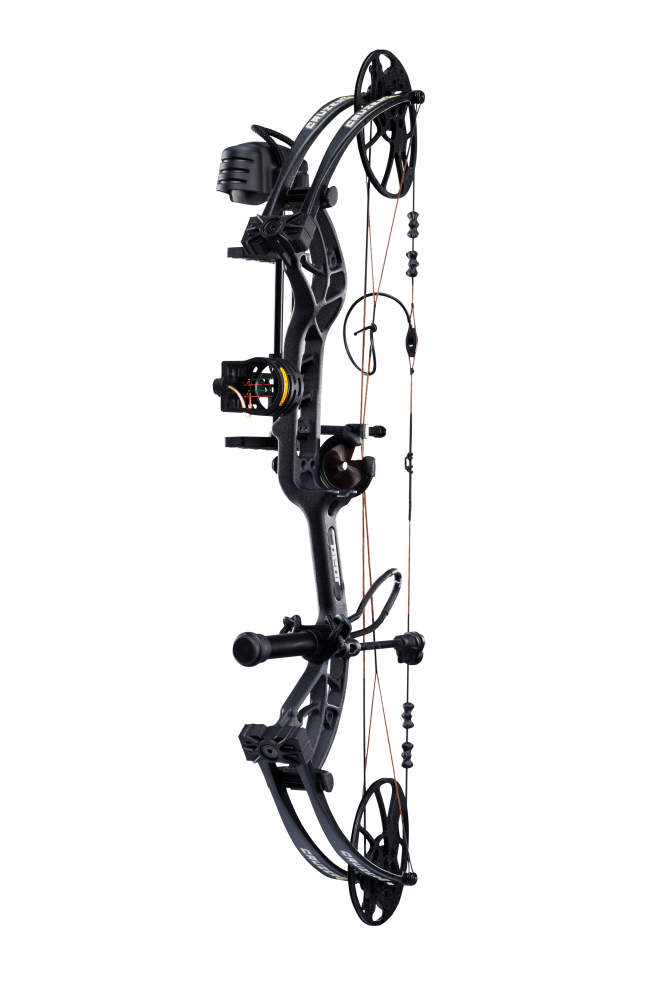 Side view of the Bear Archery Cruzer G4 Compound Bow highlighting its modern, lightweight, and compact frame.