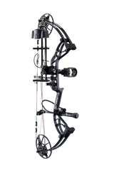 Side view showcasing Trophy Ridge’s ultimate ready-to-hunt package on Bear Archery's Cruzer G4 compact bow. 