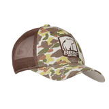 Fred bear camo hat - bear archery camo hat with fred bear camo and bear archery shield logo