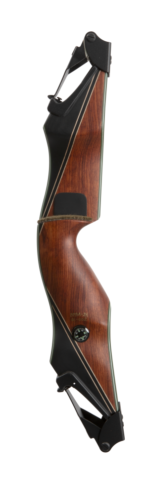 Bear Archery's Fred Bear Take Down - Traditional Archery - Longbows -  Recurve Bows - Hunting Recurve Bows - Hunting Longbows - Phenolic with Green Glass - right hand - left hand