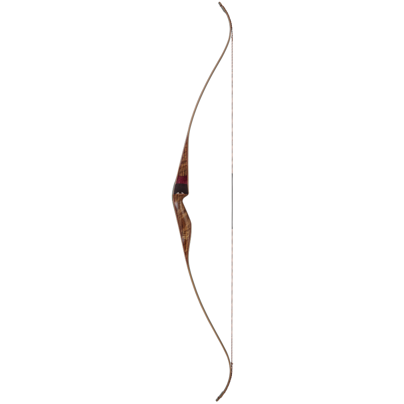 Bear Archery Kodiak 60" Recurve Bow - Purpleheart Rosewood Finish - 40-50 LB Draw Available - Right and Left Hand Models Available_1
