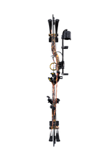 Back view of Bear Archery Legit MAXX RTH compound bow showcasing its adjustable compound 30" axel length.
