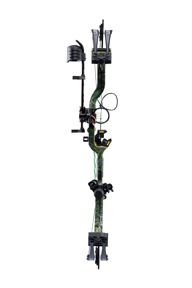 Front view of Bear Archery Legit MAXX RTH in color Toxic.