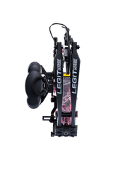 Bear Legit MAXX RTH logo on compound bow limbs in Muddy color.