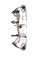 Side view of Bear Legit MAXX RTH adjustable compound bow with 75% let off, highlighting its lightweight and adjustable compound frame.