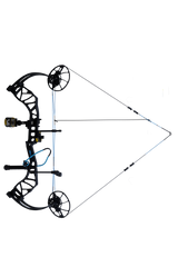 Bear Archery Legit MAXX RTH compound bow with an adjustable draw length from 14 to 30 inches aimed right.