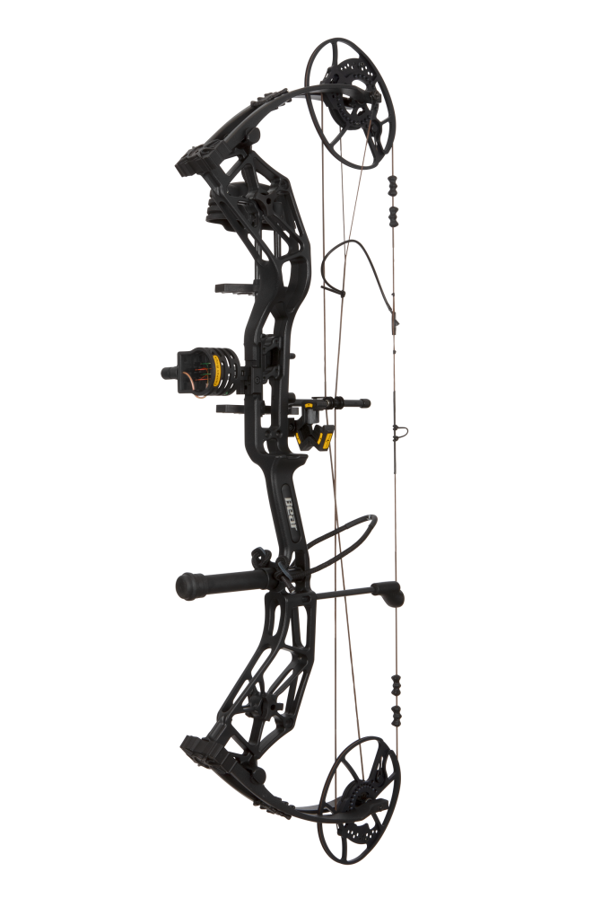 Bear Archery Paradigm hunting bow in color Black. The Paradigm is a long draw compound bow.