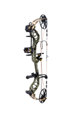 Angled view of the Bear Archery Legit MAXX RTH Special Edition featuring it’s 30-inch axel-to-axel length.