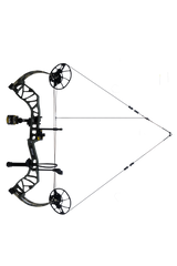 The Bear Archery Legit MAXX RTH Special Edition compound bow at full draw.
