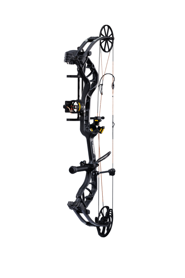 Bear Species XT single cam compound bow with Trophy Ridge Ready-to-Hunt package.