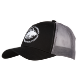 bear archery hat - traditional archery hat - bear archery black and white traditional logo hat