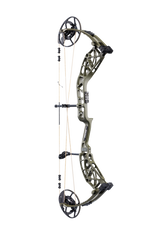 Side view of Bear Archery Whitetail INT compound bow with 90% let off, highlighting its modern lightweight frame.