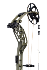 Close up of new roller cable guard system matched with the proven EKO cam system for an unrivaled draw cycle on the Whitetail INT.