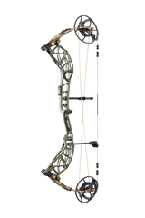 Side view showcasing KillerWave limb dampeners on Bear Archery's Whitetail INT.