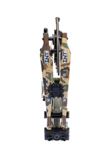 Bear Archery Whitetail INT logo on compound bow limbs in Throwback Green color.