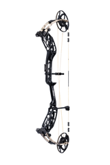 The Bear Whitetail INT compound bow has adjustable let-off options of 75, 80, 85, or 90 percent.