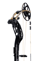 Close up of new roller cable guard system matched with the proven EKO cam system for an unrivaled draw cycle on the Whitetail INT.