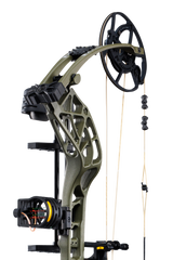 Close up of new roller cable guard system matched with the proven EKO cam system for an unrivaled draw cycle on the Whitetail INT RTH.