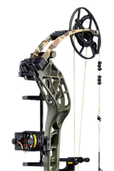 Close up of new roller cable guard system matched with the proven EKO cam system for an unrivaled draw cycle on the Whitetail INT RTH.