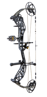 Side view showcasing KillerWave limb dampeners on Bear Archery's Whitetail INT RTH.