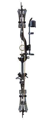 Back view of Bear Archery Whitetail INT RTH compound bow showcasing its 31" axel length.