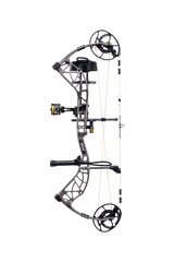 Bear Archery Whitetail INT RTH compound hunting bow for bowhunting displayed against a transparent background, emphasizing its professional build quality and Stone color option.