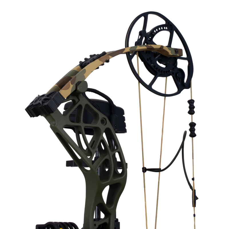 Trophy Ridge RTH kit includes: Fatal 4-pin sight, Whisker Biscuit-V, 5-Spot quiver, snubnose stabilizer, peep sight, and D-loop_6