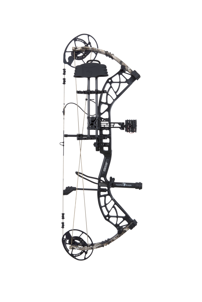 bear archery whitetail maxx ready to hunt compound bow with trophy ridge accessories