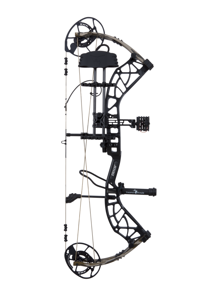 bear archery whitetail maxx ready to hunt compound bow with trophy ridge accessories