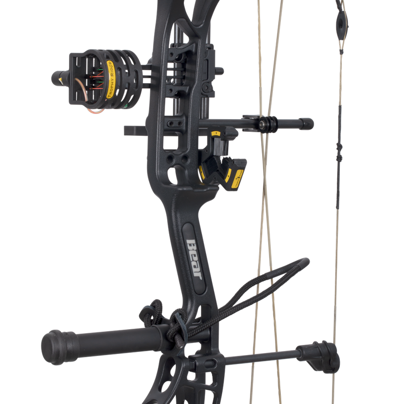 bear archery whitetail maxx ready to hunt compound bow with trophy ridge accessories